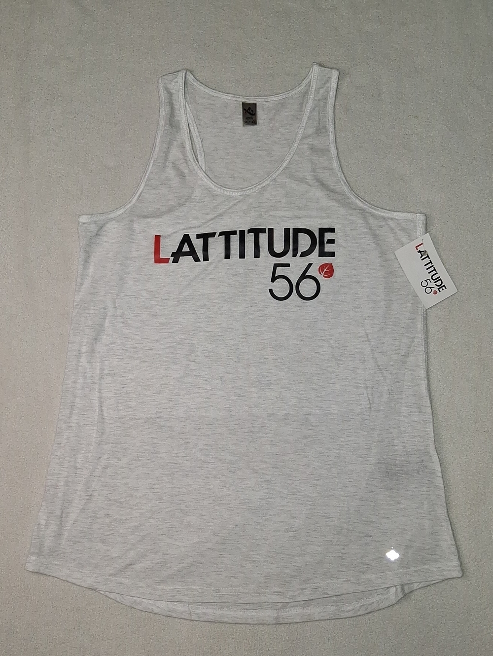Lattitude 56 Women’s Light Gray Muscle Tank